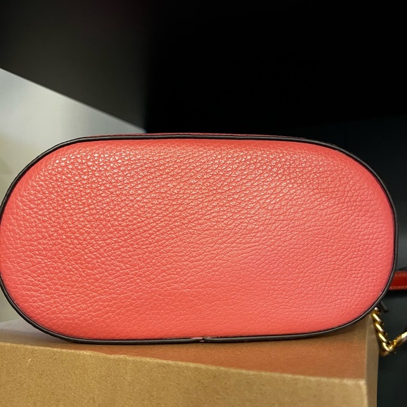 Coach Kay Crossbody In Colorblock Pebble Leather Faded Blush Multi - Picture 4 of 4